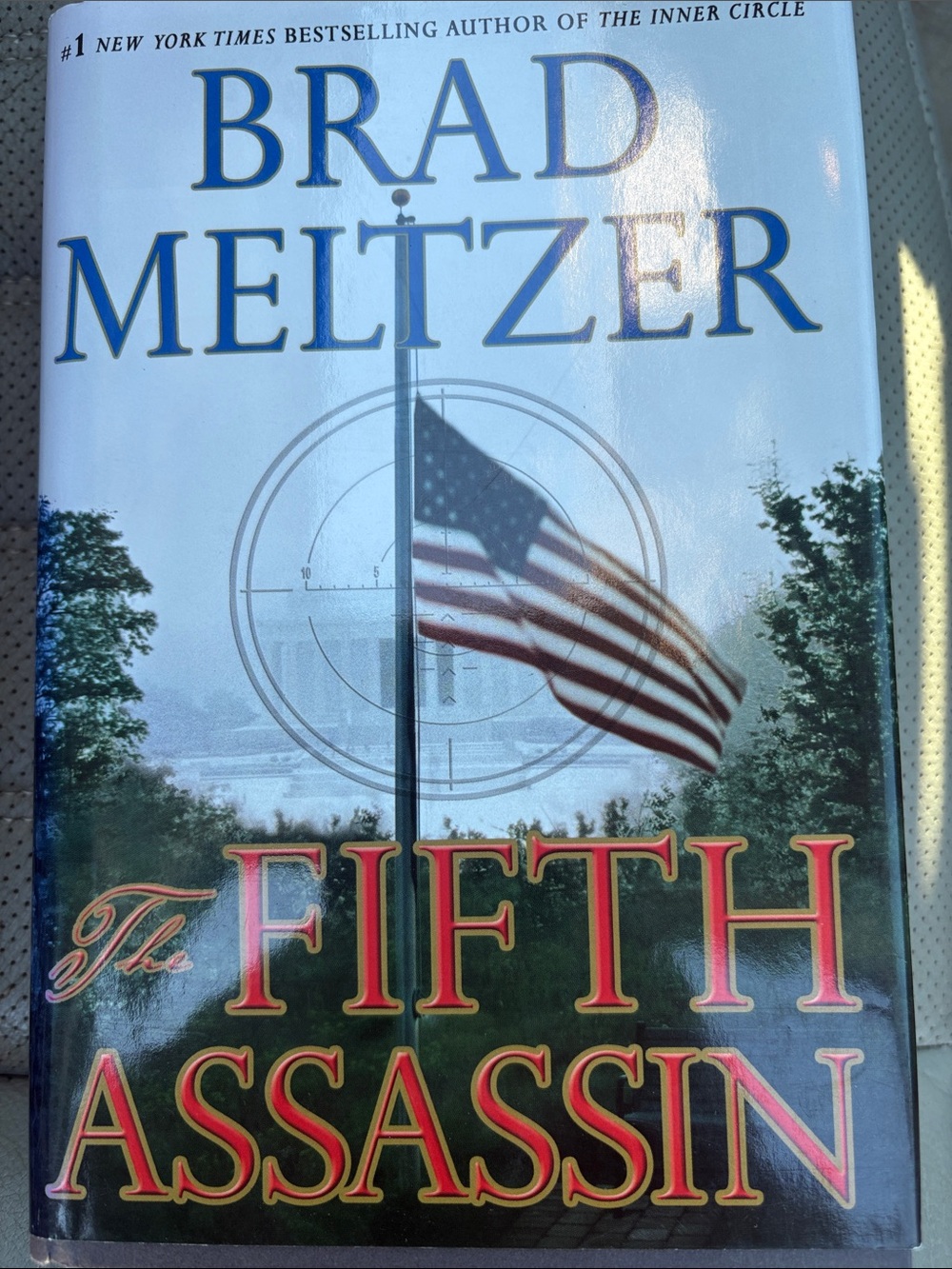 Brad Meltzer "The Fifth Assassin" Hardcover Book - Blue, Red, Gold
